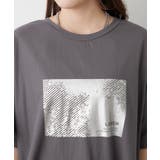 【接触冷感】カノコ箔かすれプリントTシャツ | RMAF NICE CLAUP / OLIVE des OLIVE | 詳細画像25
