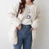 軽くて暖かい、パイピングキルトジャケット | RMAF　NICE CLAUP / OLIVE des OLIVE | 詳細画像10 