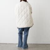 軽くて暖かい、パイピングキルトジャケット | RMAF　NICE CLAUP / OLIVE des OLIVE | 詳細画像18 