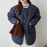 軽くて暖かい、パイピングキルトジャケット | RMAF　NICE CLAUP / OLIVE des OLIVE | 詳細画像19 