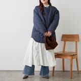 軽くて暖かい、パイピングキルトジャケット | RMAF　NICE CLAUP / OLIVE des OLIVE | 詳細画像24 