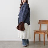 軽くて暖かい、パイピングキルトジャケット | RMAF　NICE CLAUP / OLIVE des OLIVE | 詳細画像25 