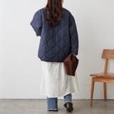 軽くて暖かい、パイピングキルトジャケット | RMAF　NICE CLAUP / OLIVE des OLIVE | 詳細画像26 