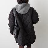 軽くて暖かい、パイピングキルトジャケット | RMAF　NICE CLAUP / OLIVE des OLIVE | 詳細画像30 