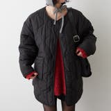 軽くて暖かい、パイピングキルトジャケット | RMAF　NICE CLAUP / OLIVE des OLIVE | 詳細画像31 