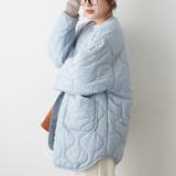 軽くて暖かい、パイピングキルトジャケット | RMAF　NICE CLAUP / OLIVE des OLIVE | 詳細画像4 