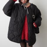 ブラック | 軽くて暖かい、パイピングキルトジャケット | RMAF　NICE CLAUP / OLIVE des OLIVE