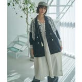 【レーススカーフ付き】ビッグテーラージャケット | RMAF　NICE CLAUP / OLIVE des OLIVE | 詳細画像2 