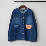 デニム | リメイク風ノーカラーGジャン | RMAF　NICE CLAUP / OLIVE des OLIVE