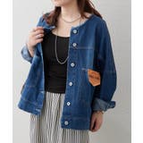 リメイク風ノーカラーGジャン | RMAF　NICE CLAUP / OLIVE des OLIVE | 詳細画像2 