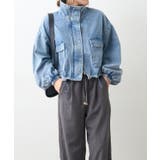 スタンドショートブルゾン | RMAF　NICE CLAUP / OLIVE des OLIVE | 詳細画像6 