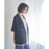 半袖テーラージャケット | RMAF　NICE CLAUP / OLIVE des OLIVE | 詳細画像7 