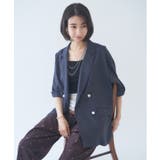 半袖テーラージャケット | RMAF　NICE CLAUP / OLIVE des OLIVE | 詳細画像10 