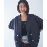 半袖テーラージャケット | RMAF　NICE CLAUP / OLIVE des OLIVE | 詳細画像12 