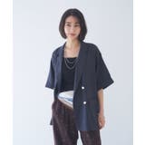 半袖テーラージャケット | RMAF　NICE CLAUP / OLIVE des OLIVE | 詳細画像14 