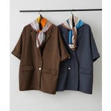 【スカーフ付き】半袖テーラージャケット | RMAF NICE CLAUP / OLIVE des OLIVE | 詳細画像51