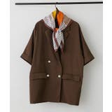 【スカーフ付き】半袖テーラージャケット | RMAF NICE CLAUP / OLIVE des OLIVE | 詳細画像52