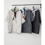 半袖テーラージャケット | RMAF　NICE CLAUP / OLIVE des OLIVE | 詳細画像22 