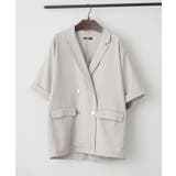 半袖テーラージャケット | RMAF　NICE CLAUP / OLIVE des OLIVE | 詳細画像24 