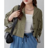 ミリタリーショートシャツジャケット | RMAF　NICE CLAUP / OLIVE des OLIVE | 詳細画像2 