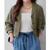 ミリタリーショートシャツジャケット | RMAF　NICE CLAUP / OLIVE des OLIVE | 詳細画像3 