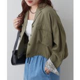 ミリタリーショートシャツジャケット | RMAF　NICE CLAUP / OLIVE des OLIVE | 詳細画像4 