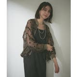 シアーフロッキー水玉ブルゾン | RMAF　NICE CLAUP / OLIVE des OLIVE | 詳細画像5 