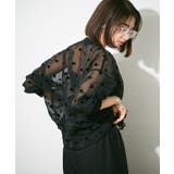 ブラック | シアーフロッキー水玉ブルゾン | RMAF　NICE CLAUP / OLIVE des OLIVE