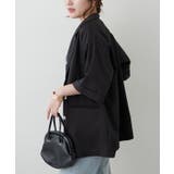 【セットアップ対応】スカーフ付き ビッグテーラーシングルジャケット | RMAF　NICE CLAUP / OLIVE des OLIVE | 詳細画像12 