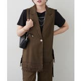 ブラウン | 【セットアップ対応】裾レースDカンジレ | RMAF NICE CLAUP / OLIVE des OLIVE