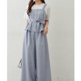 【セットアップ】共ベルト付ジレ+ワイドパンツ | RMAF　NICE CLAUP / OLIVE des OLIVE | 詳細画像1 