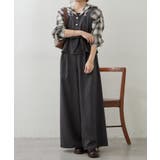 【セットアップ】共ベルト付ジレ+ワイドパンツ | RMAF　NICE CLAUP / OLIVE des OLIVE | 詳細画像10 