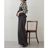 【セットアップ】共ベルト付ジレ+ワイドパンツ | RMAF　NICE CLAUP / OLIVE des OLIVE | 詳細画像12 