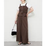 【セットアップ】共ベルト付ジレ+ワイドパンツ | RMAF　NICE CLAUP / OLIVE des OLIVE | 詳細画像28 