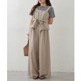 【セットアップ】共ベルト付ジレ+ワイドパンツ | RMAF　NICE CLAUP / OLIVE des OLIVE | 詳細画像17 