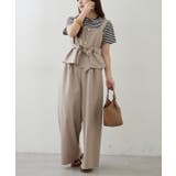 【セットアップ】共ベルト付ジレ+ワイドパンツ | RMAF　NICE CLAUP / OLIVE des OLIVE | 詳細画像18 