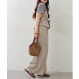 【セットアップ】共ベルト付ジレ+ワイドパンツ | RMAF　NICE CLAUP / OLIVE des OLIVE | 詳細画像19 