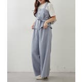 【セットアップ】共ベルト付ジレ+ワイドパンツ | RMAF　NICE CLAUP / OLIVE des OLIVE | 詳細画像4 