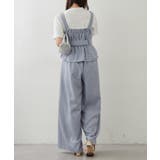 【セットアップ】共ベルト付ジレ+ワイドパンツ | RMAF　NICE CLAUP / OLIVE des OLIVE | 詳細画像5 