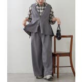 【セットアップ】ダブルジップジレ+ワイドパンツ | RMAF　NICE CLAUP / OLIVE des OLIVE | 詳細画像24 