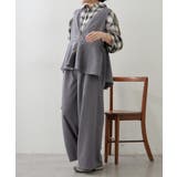 【セットアップ】ダブルジップジレ+ワイドパンツ | RMAF　NICE CLAUP / OLIVE des OLIVE | 詳細画像27 