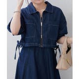 【セットアイテム】デニム5分袖ブルゾン+キャミワンピース | RMAF　NICE CLAUP / OLIVE des OLIVE | 詳細画像9 