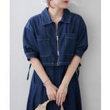 【セットアイテム】デニム5分袖ブルゾン+キャミワンピース | RMAF　NICE CLAUP / OLIVE des OLIVE | 詳細画像10 