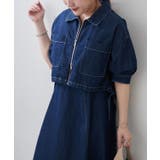 【セットアイテム】デニム5分袖ブルゾン+キャミワンピース | RMAF　NICE CLAUP / OLIVE des OLIVE | 詳細画像12 