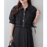 【セットアイテム】デニム5分袖ブルゾン+キャミワンピース | RMAF　NICE CLAUP / OLIVE des OLIVE | 詳細画像17 