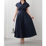 スキッパーフレンチスリーブワンピース | RMAF　NICE CLAUP / OLIVE des OLIVE | 詳細画像7 