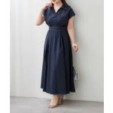 スキッパーフレンチスリーブワンピース | RMAF　NICE CLAUP / OLIVE des OLIVE | 詳細画像8 