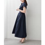 スキッパーフレンチスリーブワンピース | RMAF　NICE CLAUP / OLIVE des OLIVE | 詳細画像9 