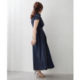 スキッパーフレンチスリーブワンピース | RMAF　NICE CLAUP / OLIVE des OLIVE | 詳細画像10 