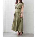 スキッパーフレンチスリーブワンピース | RMAF　NICE CLAUP / OLIVE des OLIVE | 詳細画像17 